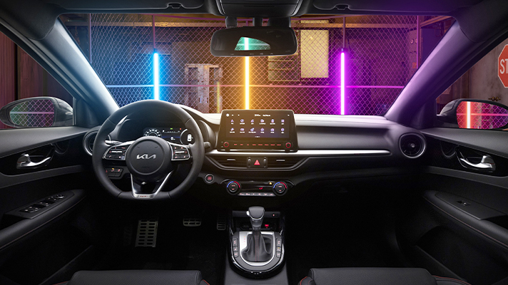 Interior of Kia K3 GT