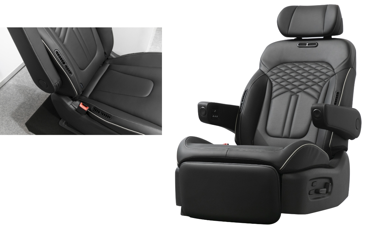Car seats with individual ventilation system