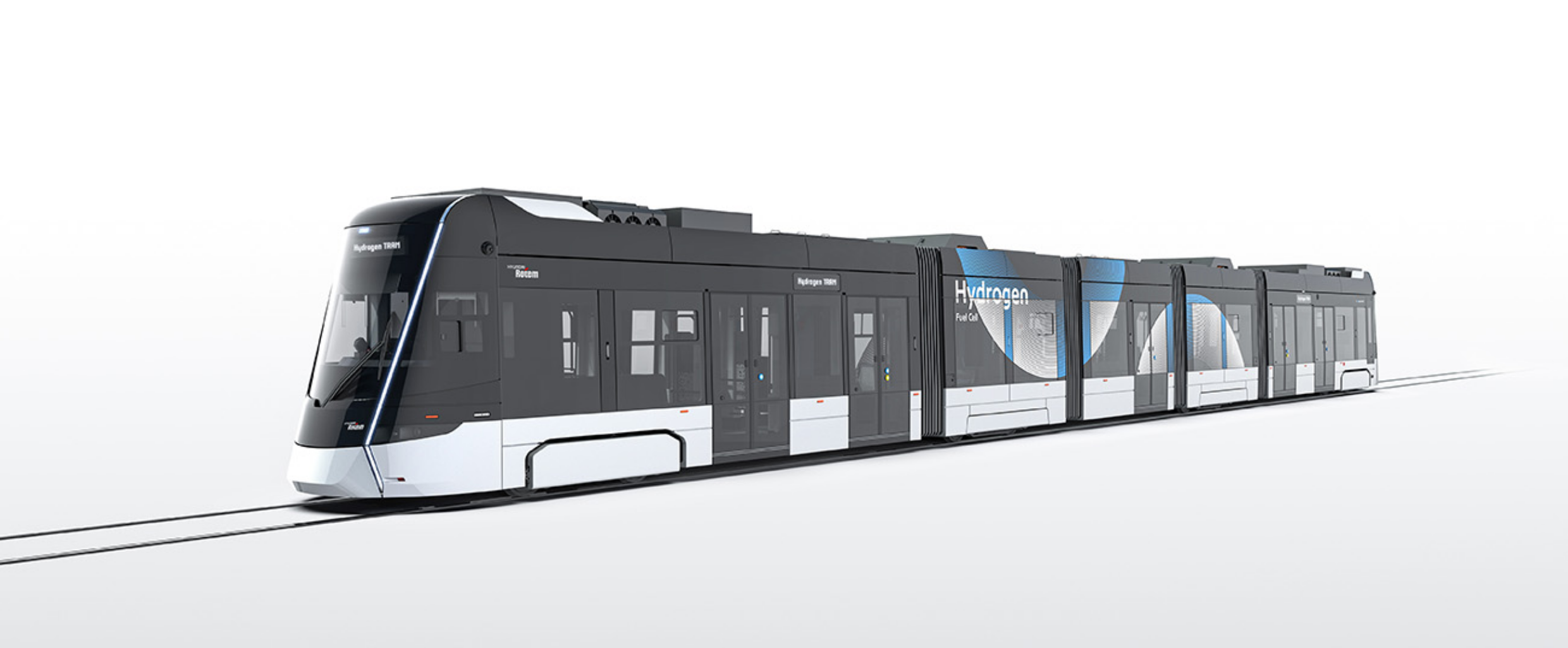 Hyundai Rotem hydrogen electric tram concept model