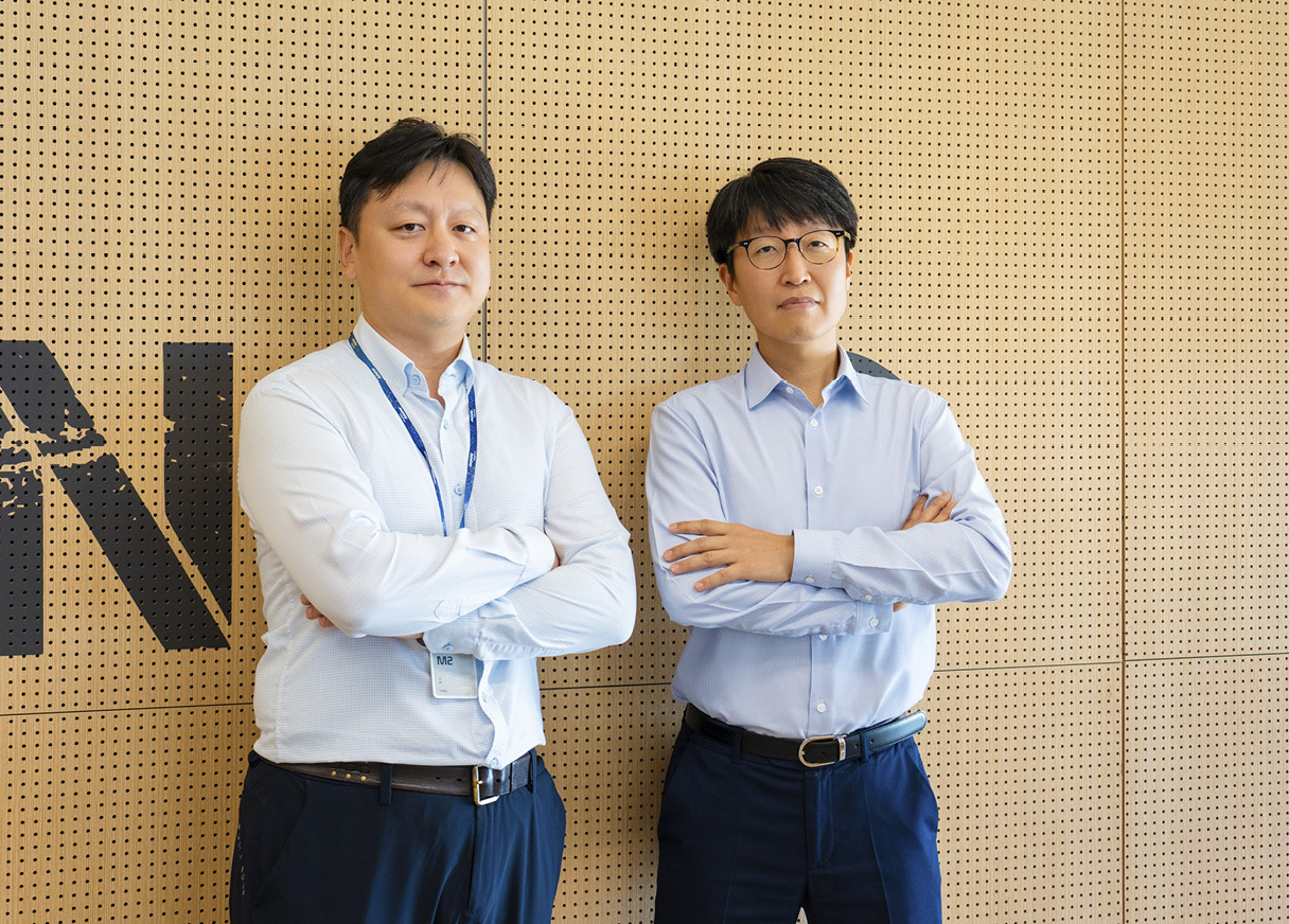 Two people in charge of mobilgene development