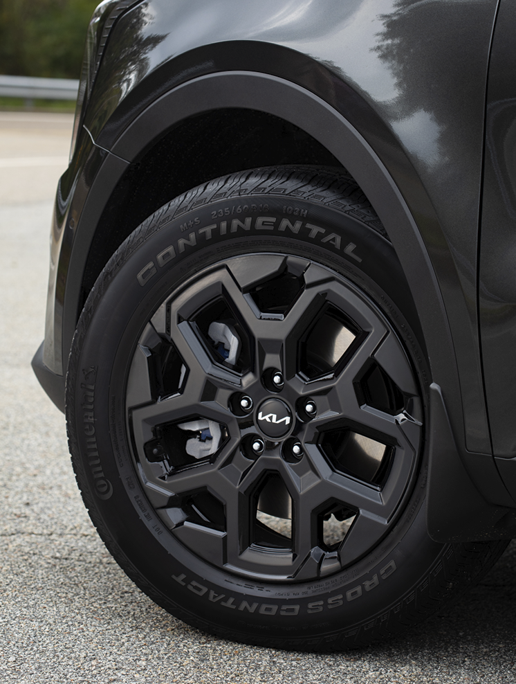 The New Sorento’s tires