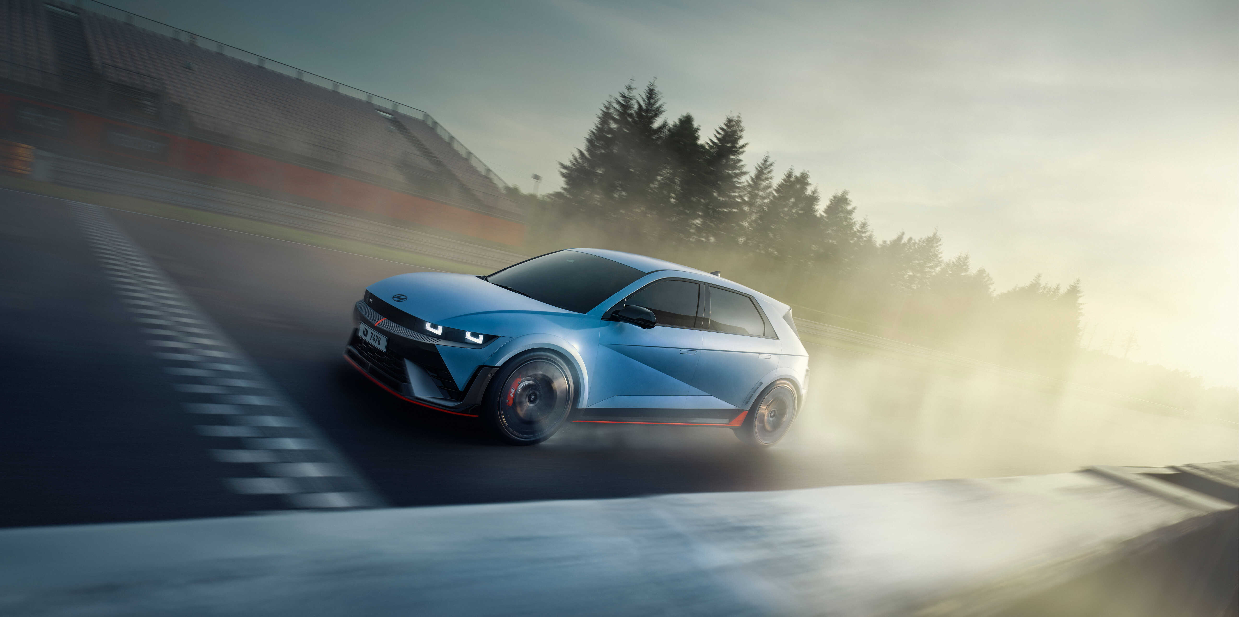 Driving view of Hyundai Ioniq 5 N