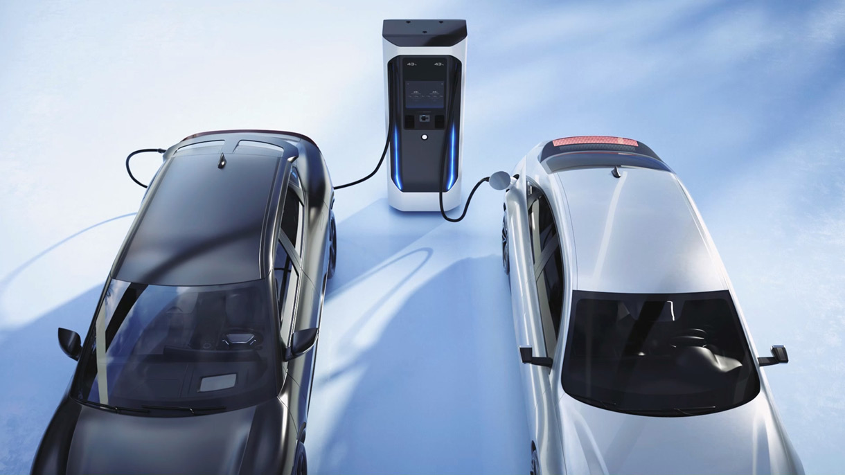 electric car chargers and electric cars