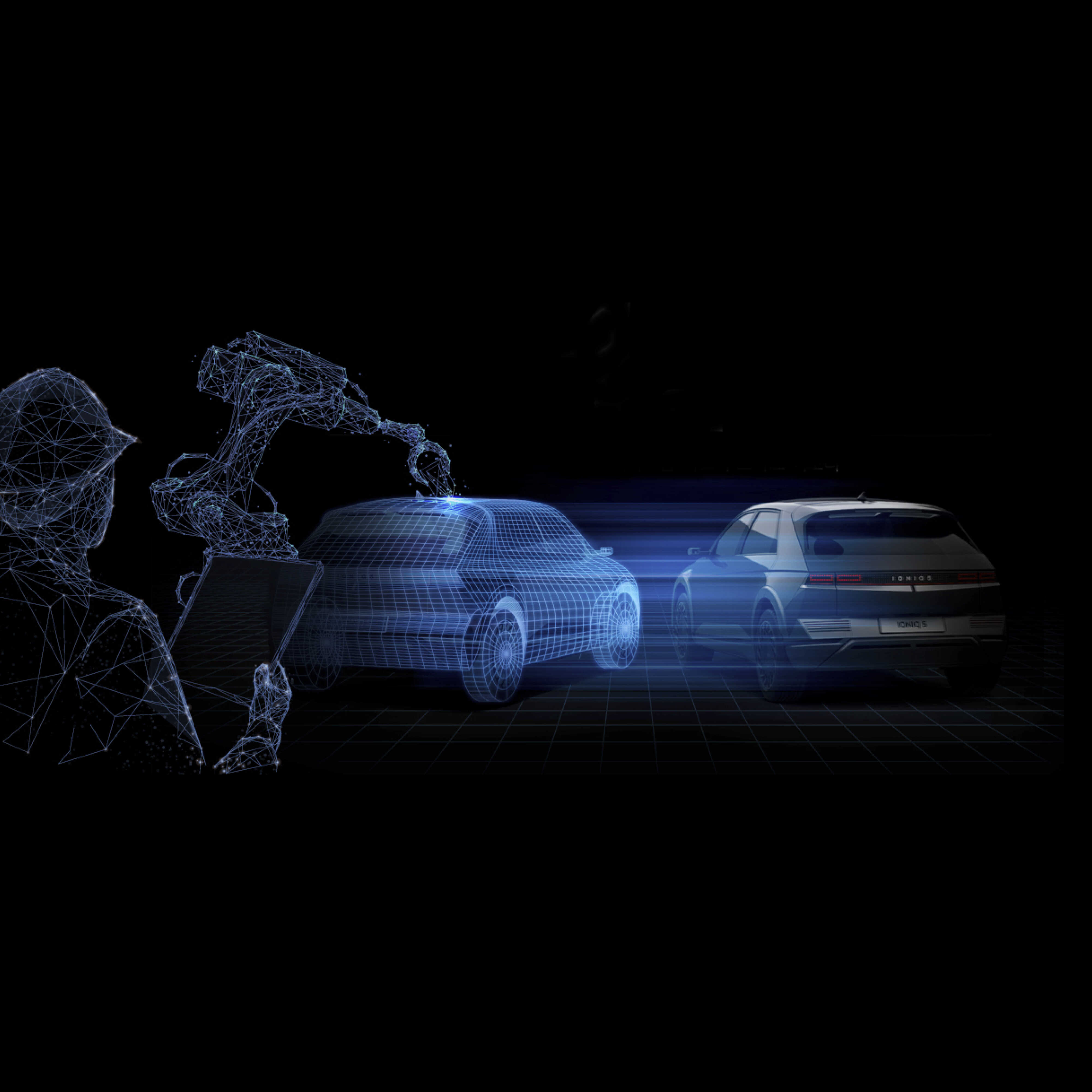 Graphics representing mobility manufacturing technology