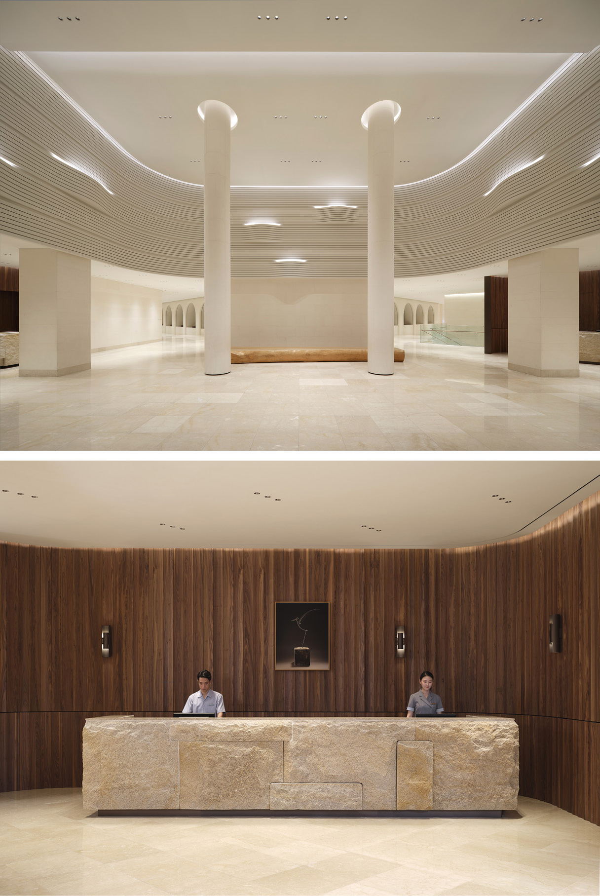 Front desk and lobby of Haevichi Resort