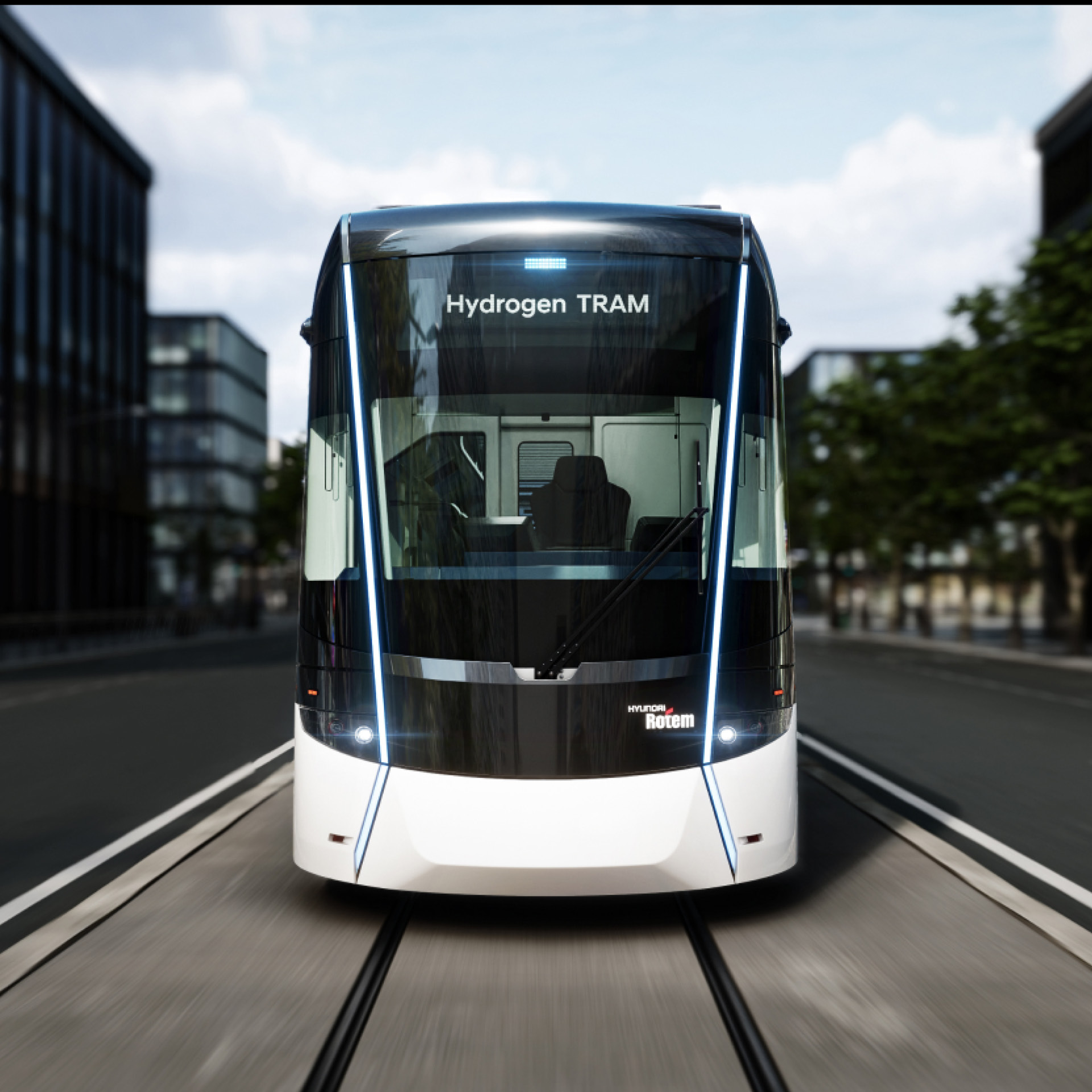 Hyundai Rotem's Hydrogen Fuel Cell Tram