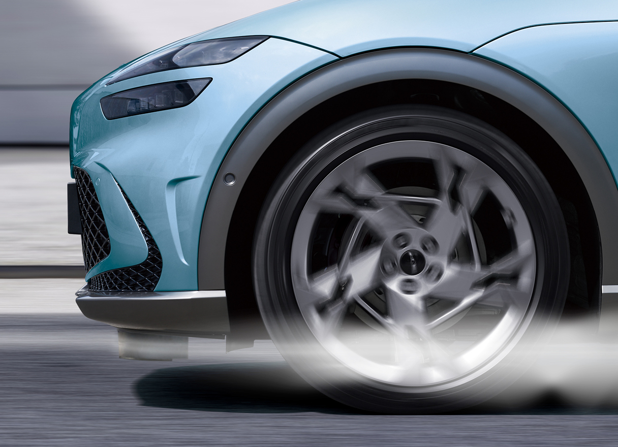 The active air skirt applied to the Genesis GV60