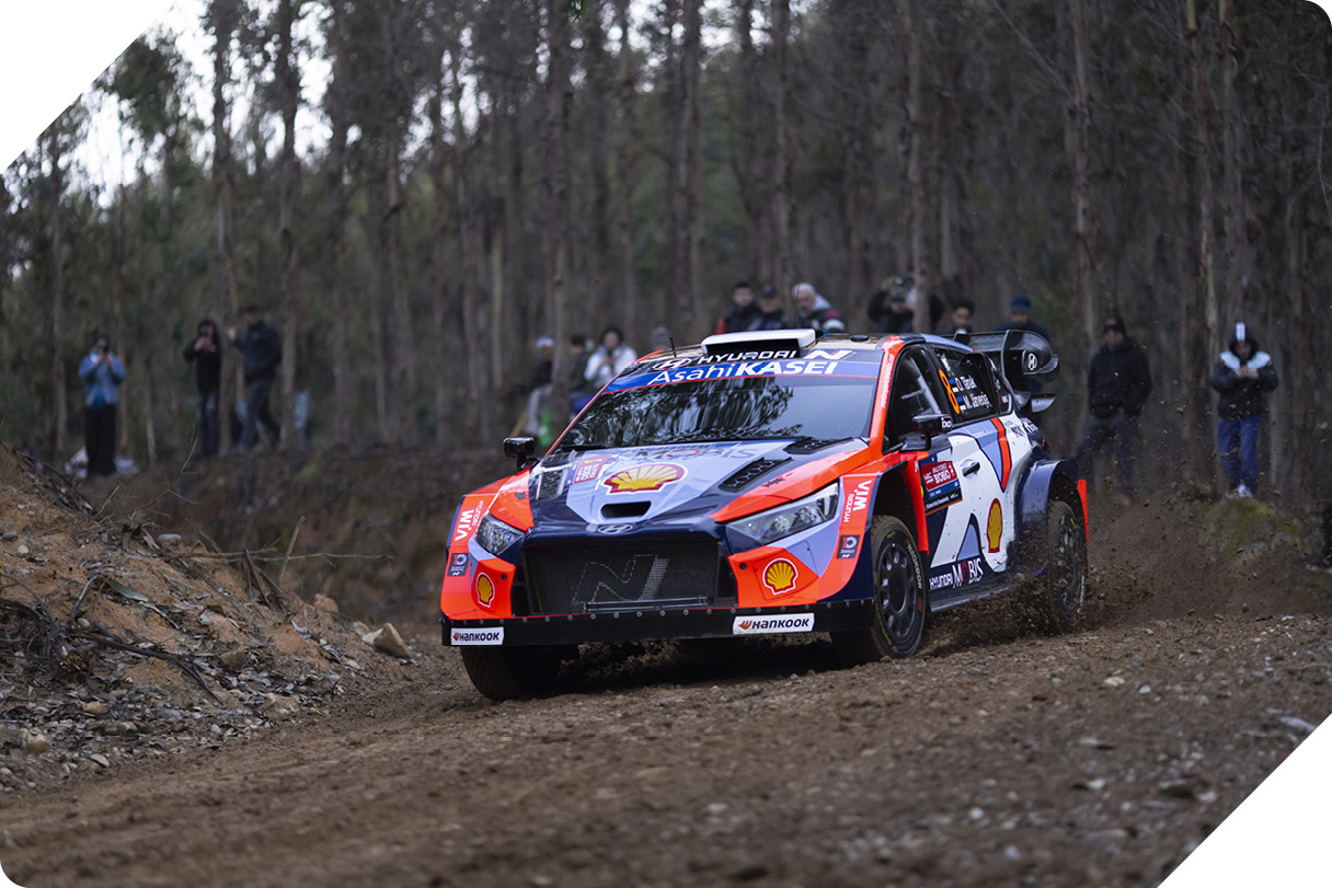 Tanak running on a shakedown