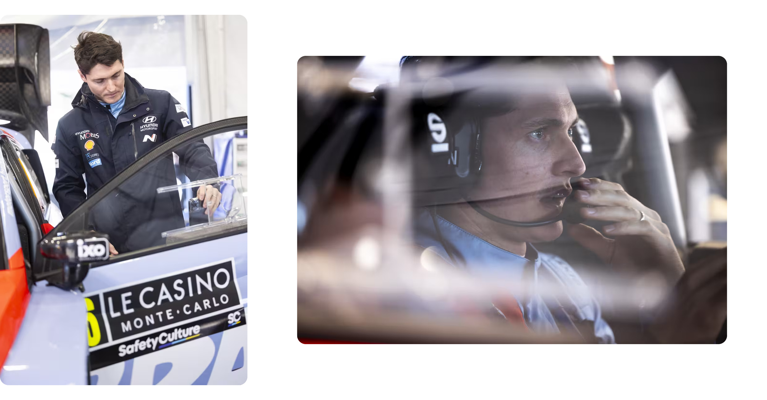 Hyundai Rally team drivers