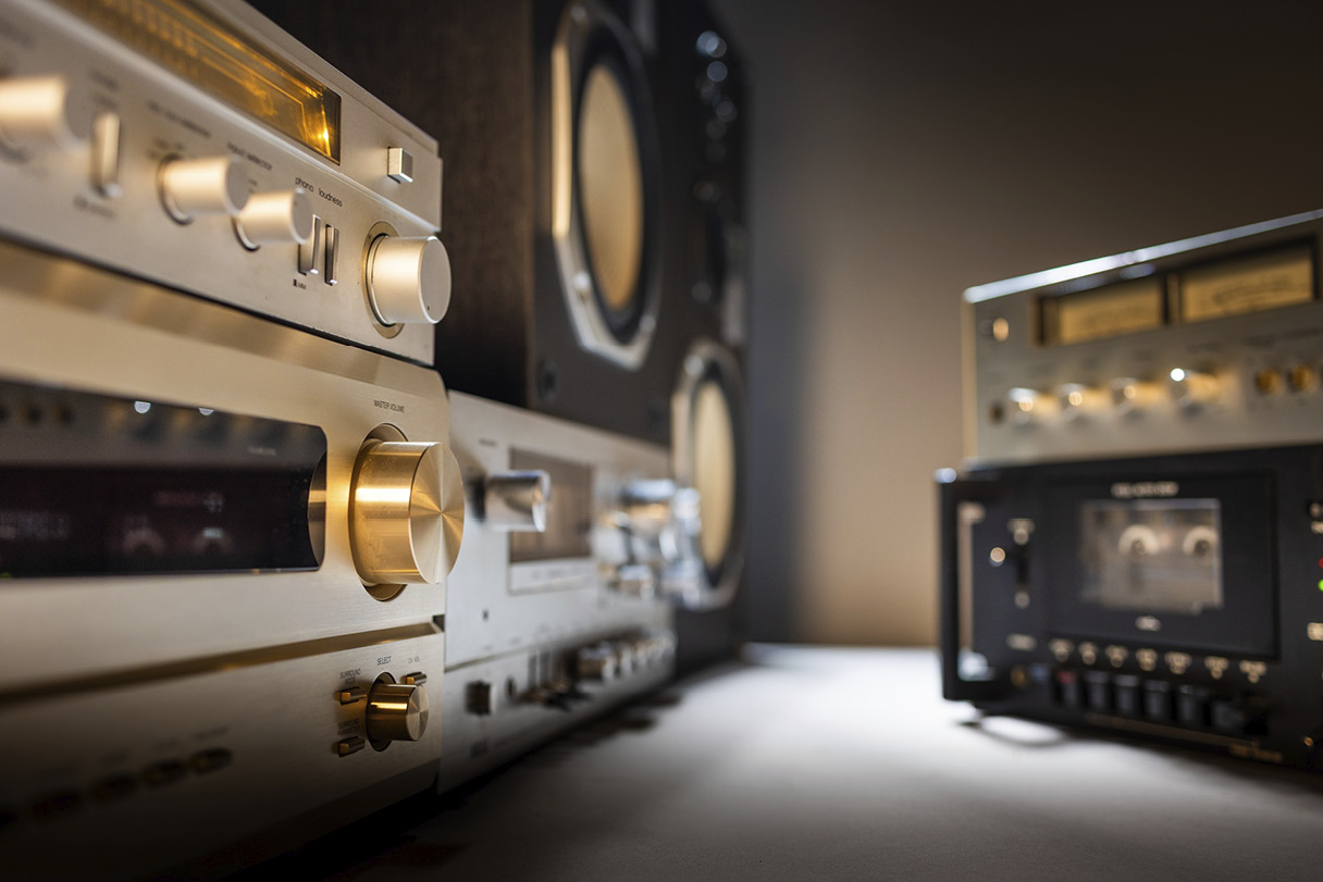 Photos showing advanced audio systems