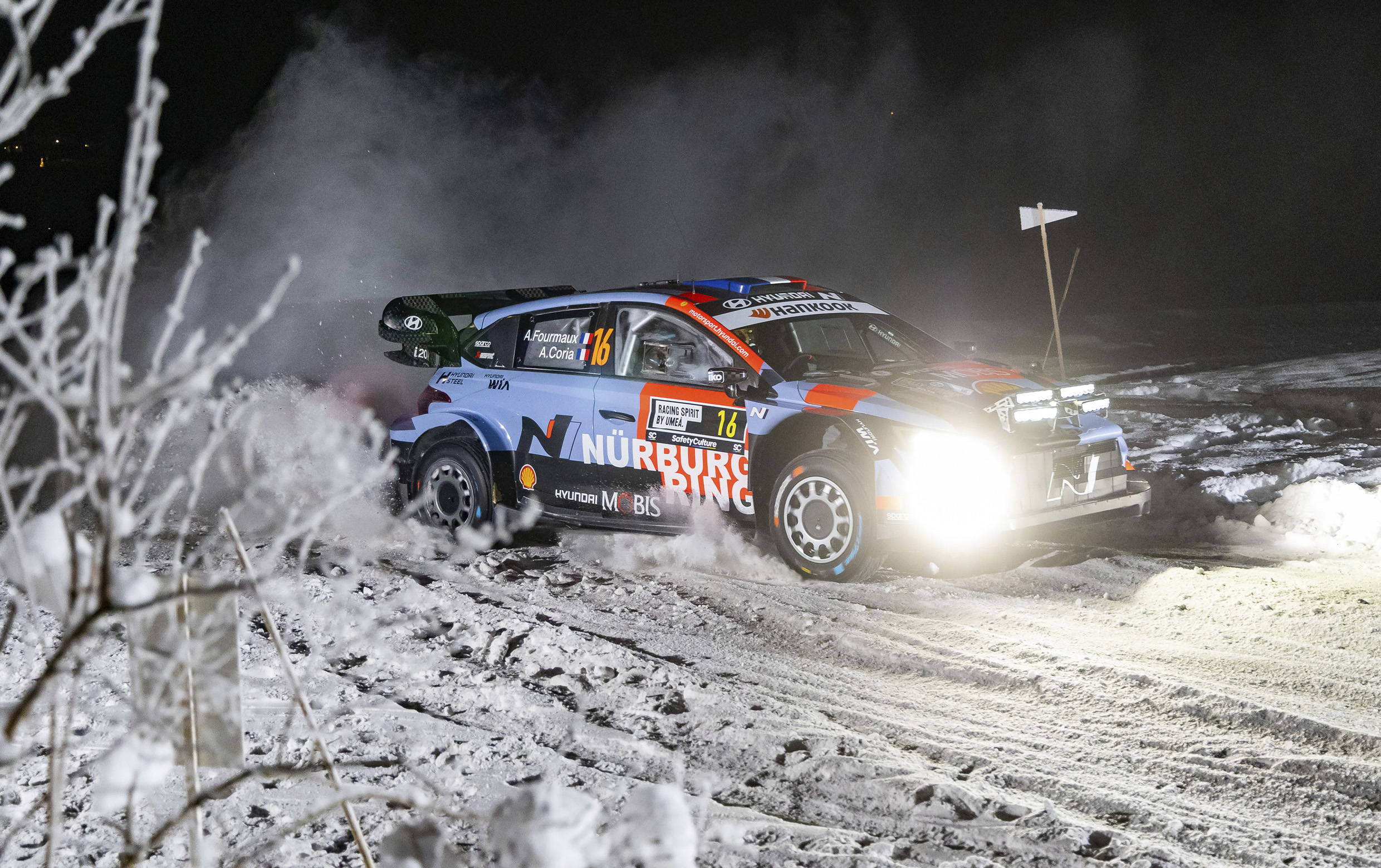 I20 N Runs on snow road