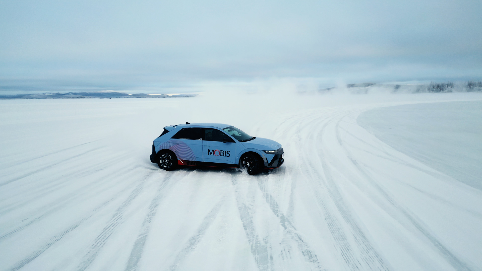 스웨덴에서 차량 성능을 실험하는 현대모비스