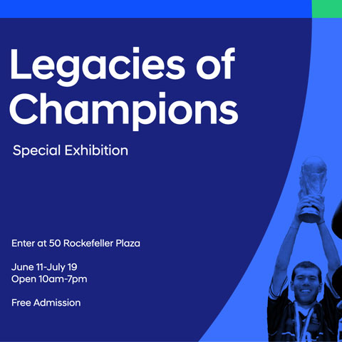 FIFA Museum and Hyundai Motor Present “Legacies of Champions”: Immersive Exhibition at Rockefeller Center in New York during the FIFA World Cup 2026™-th