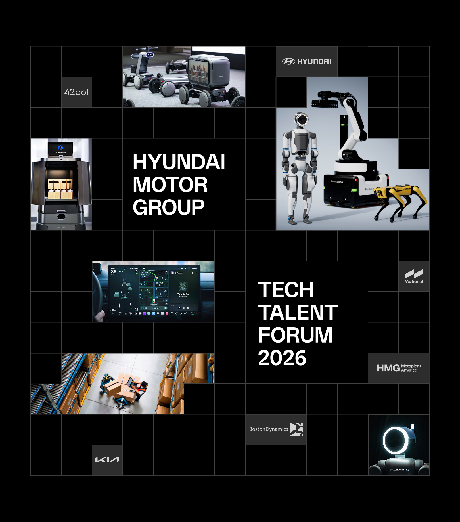 Tech Talent Forum image themed around Hyundai Motor Group’s technology and future vision