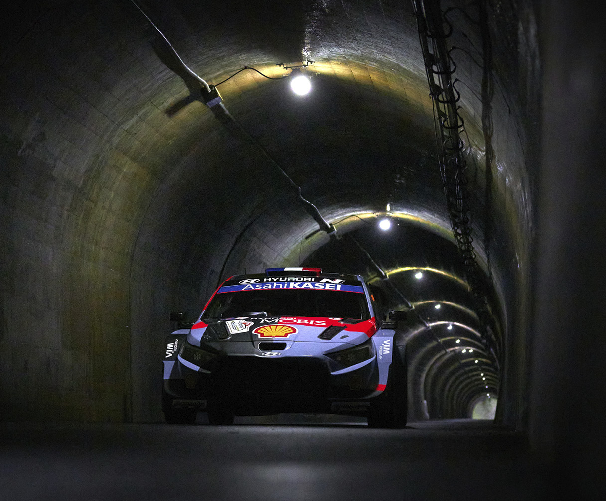 2026 WRC 7라운드 일본 랠리 주행 장면