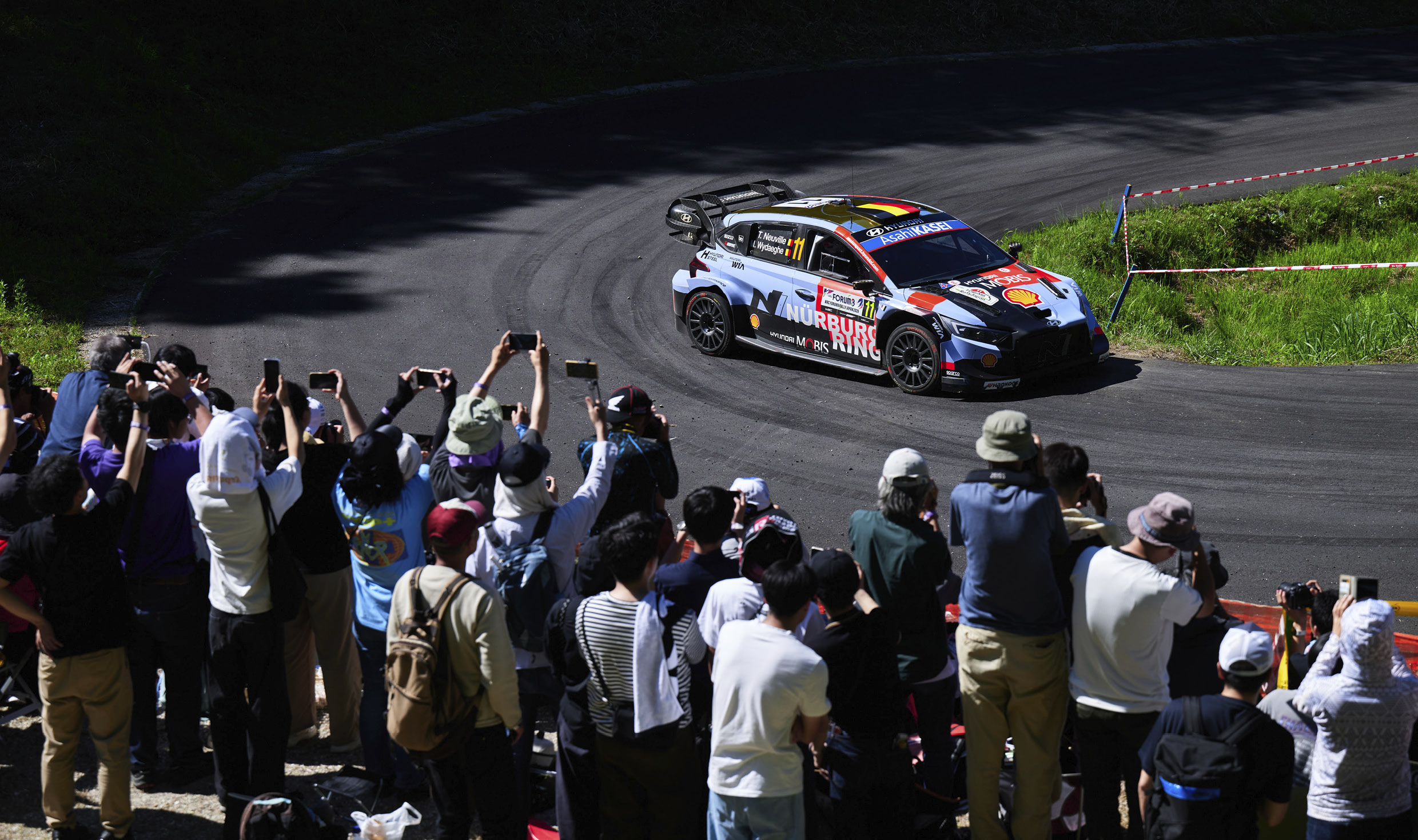 2026 WRC 7라운드 일본 랠리 주행 장면