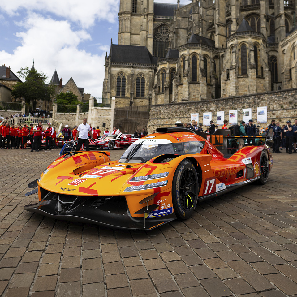 Genesis Magma Racing's Hypercar Standing on the Road