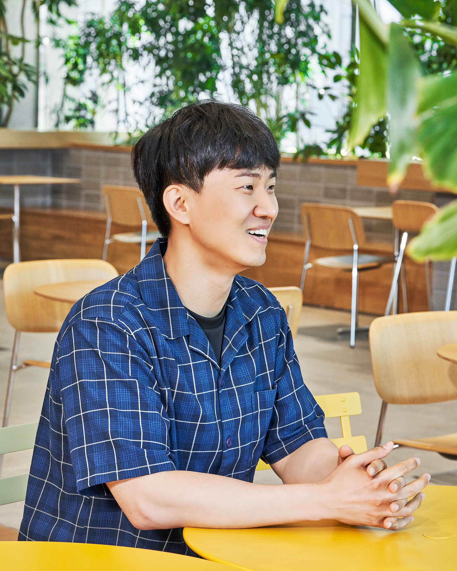 인터뷰 중인 상용&LCV솔루션기획팀 정승진 책임매니저