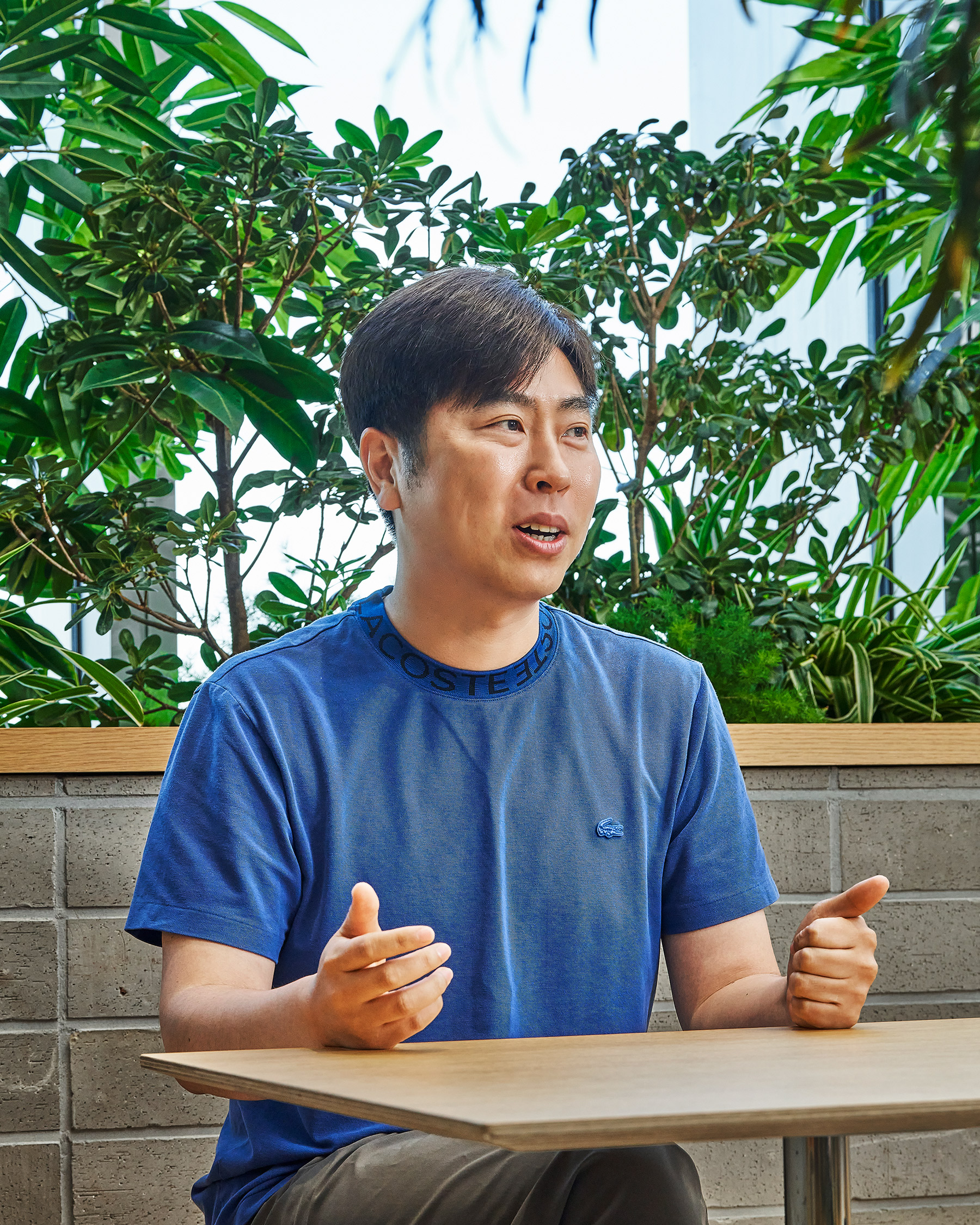 Kim Hyun-chol, Senior Research Engineer, CV Package Team 1, during an interview