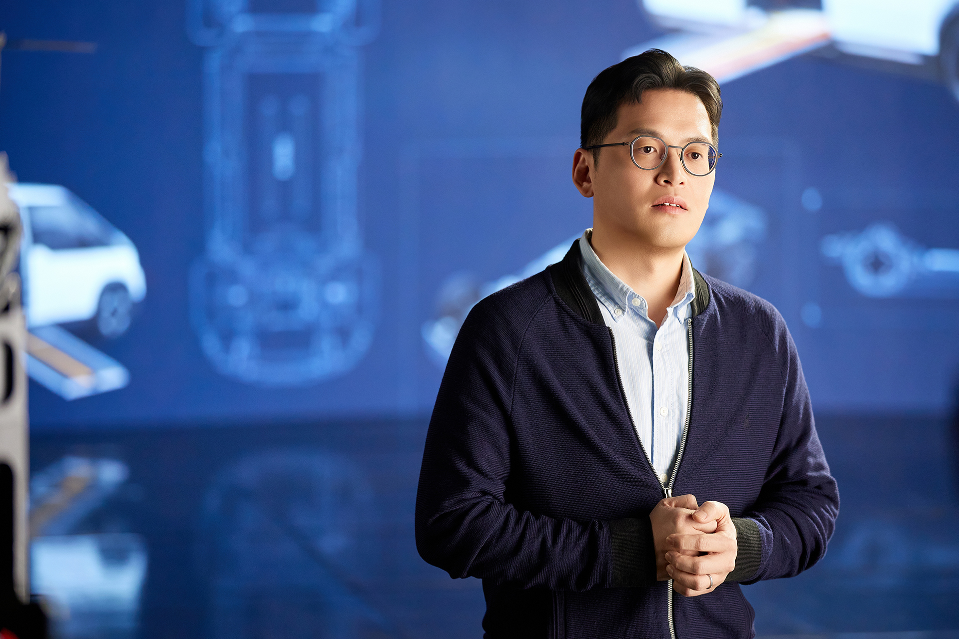 Jeongho Han during an interview