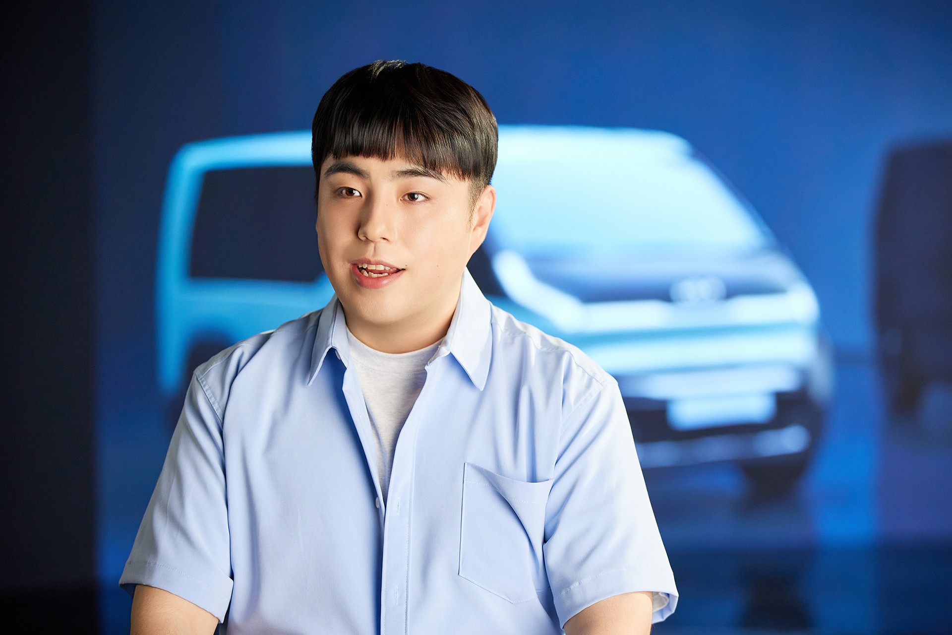 Hansoo Yoo during an interview