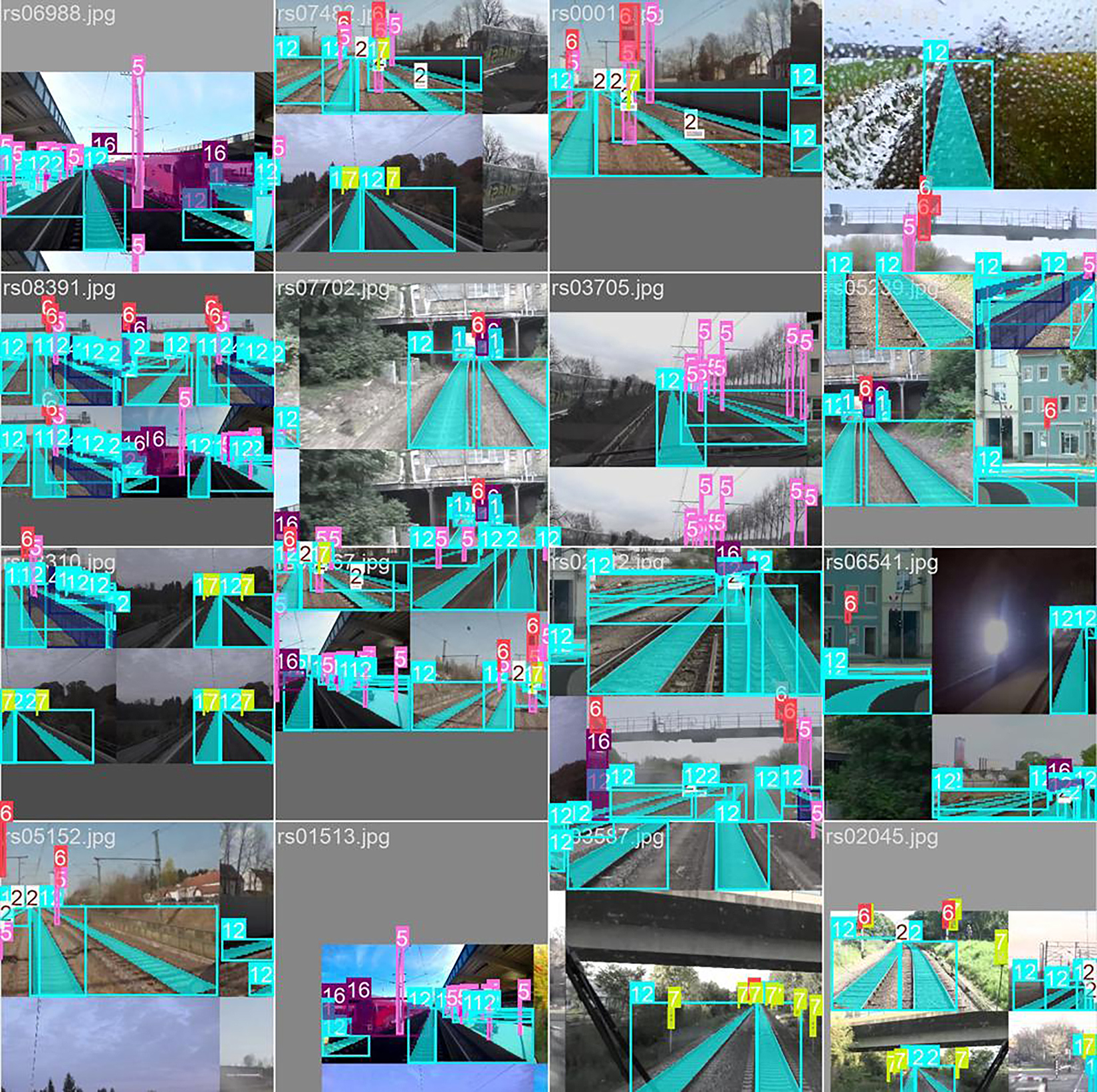 Real-world tram operating footage recorded in Warsaw, Poland, and used in the development of ADAS