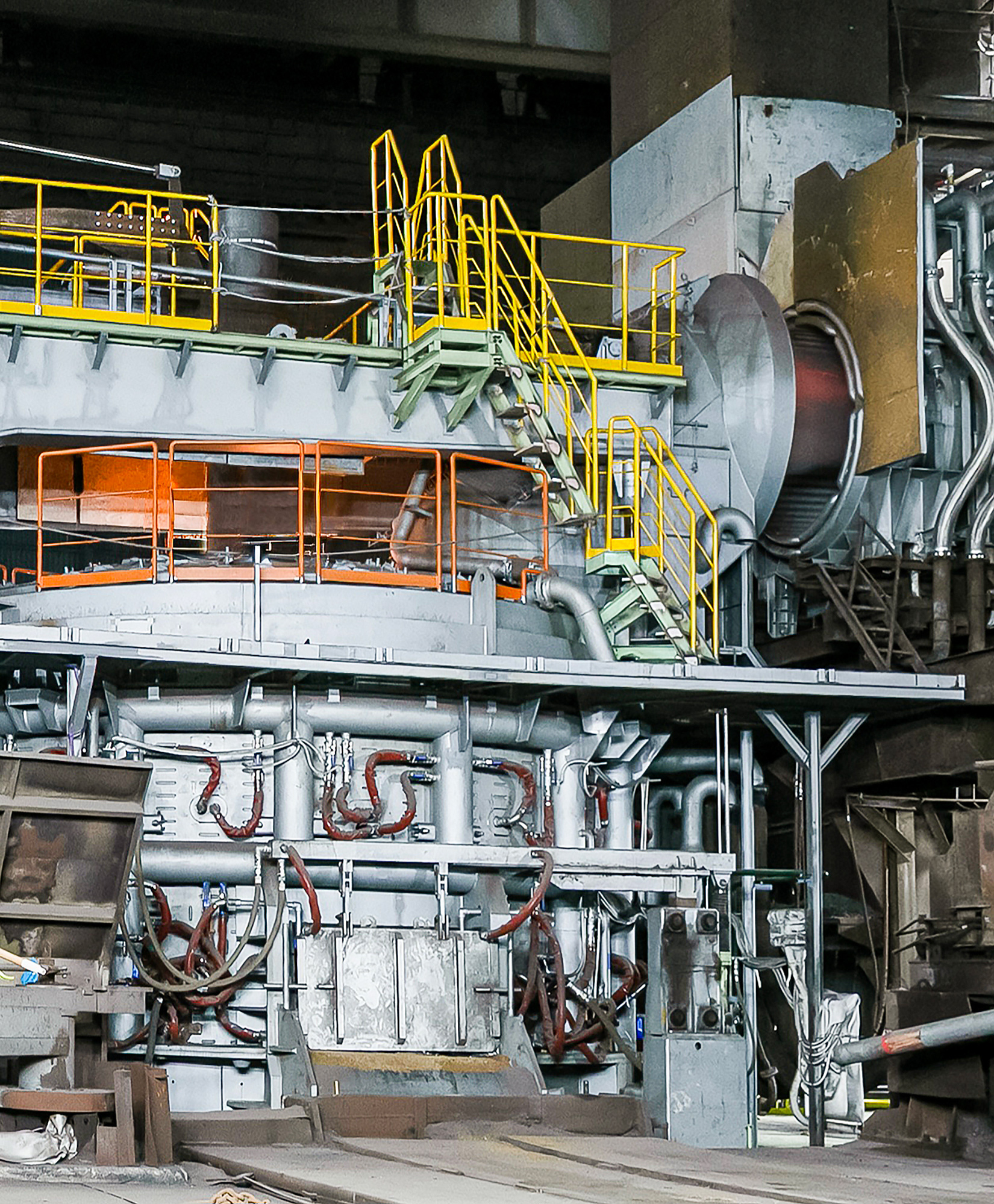 Automotive steel sheet production facilities at a Hyundai Steel plant