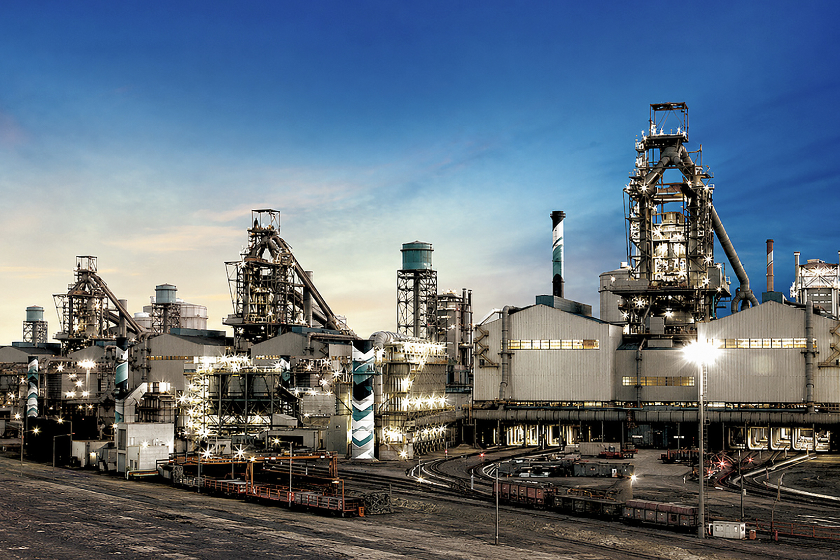 View of a Hyundai Steel plant
