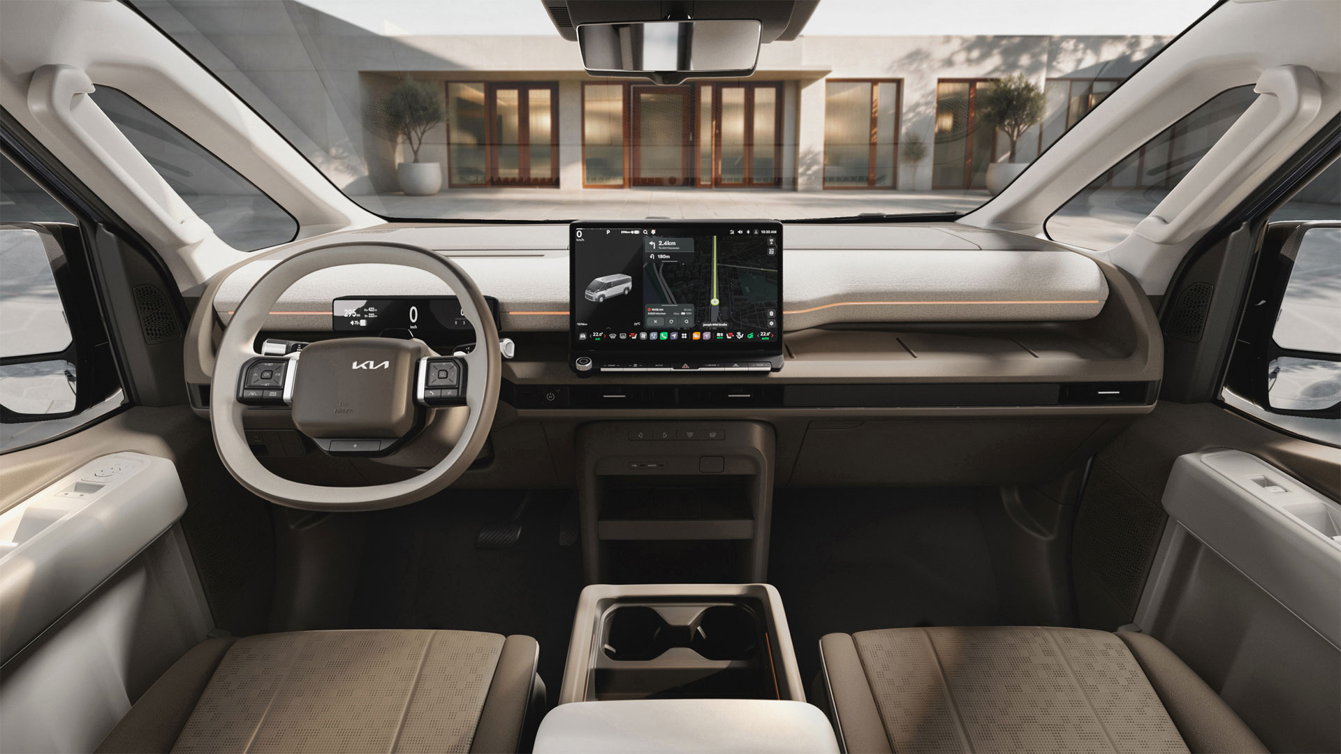 The Kia PV7 Passenger Interior
