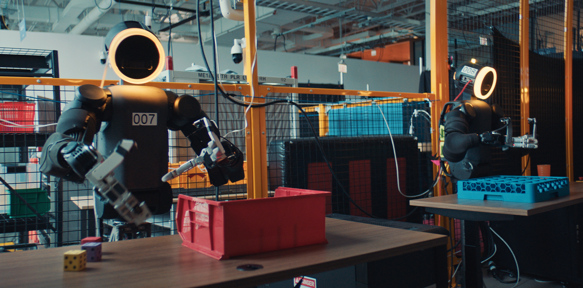 Atlas performing a task at a factory