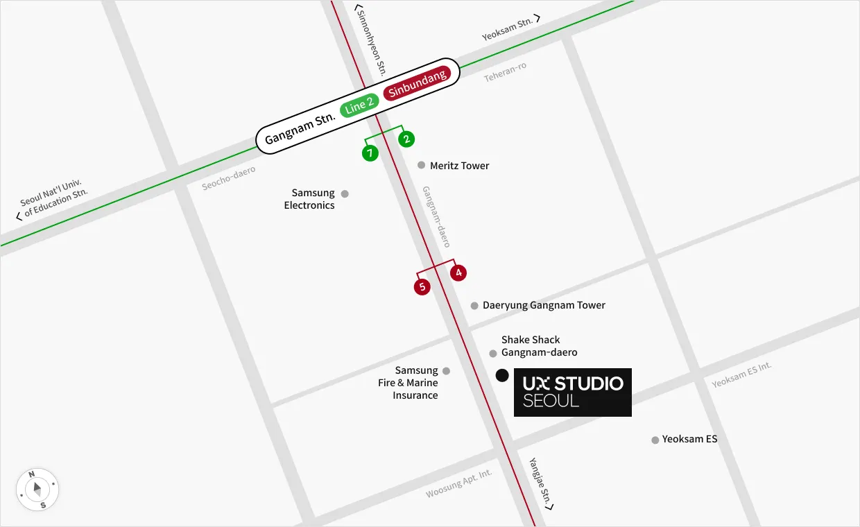 Gangnam Station Exit 4